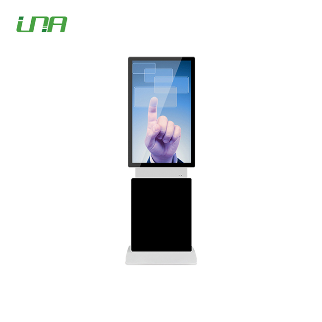 55'' 可旋转 USB LCD 双屏显示亭